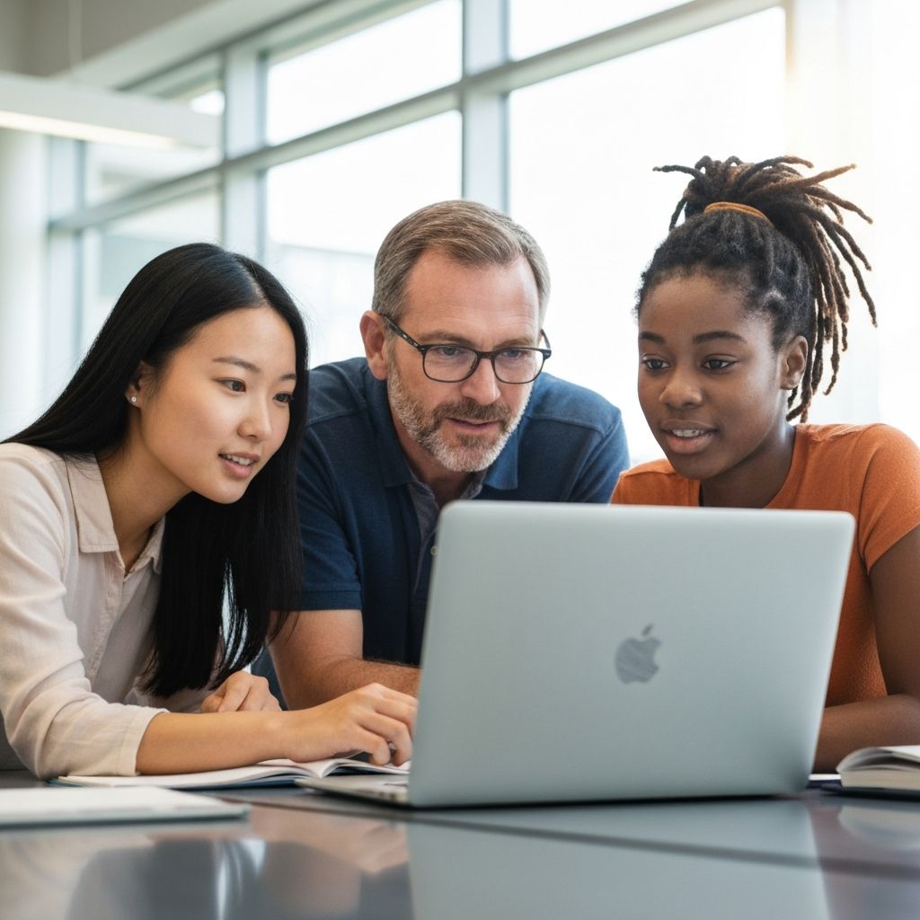 Friends learning Chinese together online